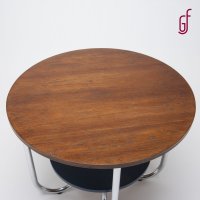 Funkcionalismus Runder Tisch mit Deckplatte Fb 54, funktionalismus