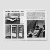 Funkcionalismus Katalog Ocelový nábytek pro domácnost, školy a nemocnice, funkcionalismus